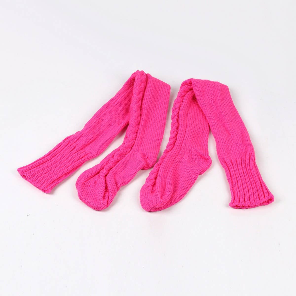 AUTUMN AND WINTER WARM SOLID COLOR KNEE SOCKS_CWMS0307
