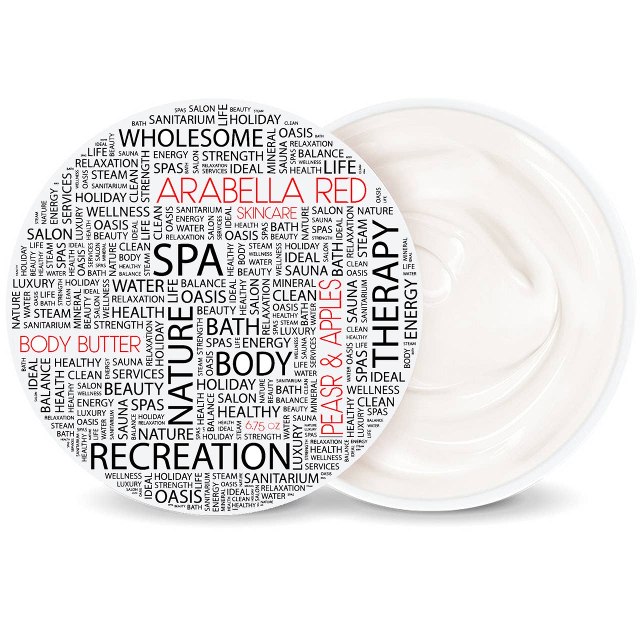 Pears & Apples Whipped Body Butter - 6.75oz - All Natural: Retail Product