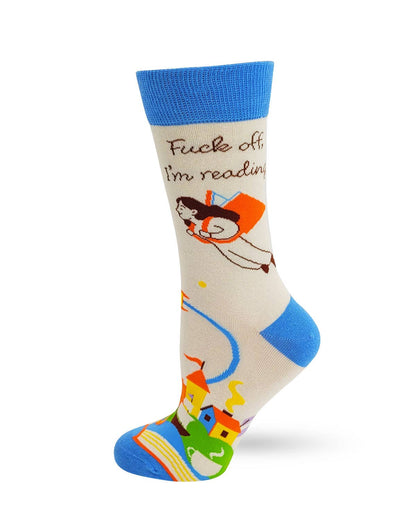 F*ck Off I'm Reading Women's Crew Socks