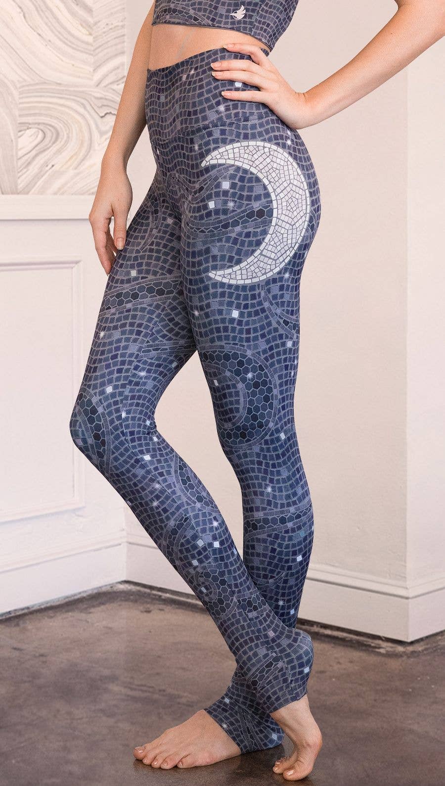 Celestial Mosaic - Buttery Soft Athleisure Leggings: XXL