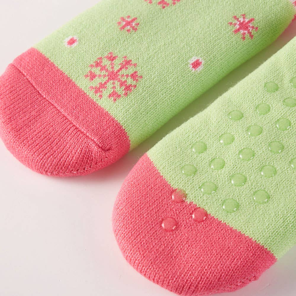 6Pairs - Holiday Grinch Non-Slip Cozy Winter Socks Set