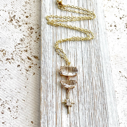 Star burst celestial boutique salon spa jewelry trendy layer