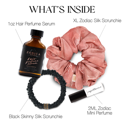 Starlit Zodiac Hair Essentials Holiday Gift Set Pink