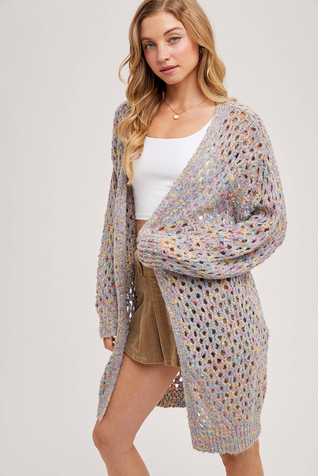 OPEN KNIT CARDIGAN