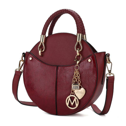 MKF Collection Nobella Crossbody Handbag By Mia K.: Wine