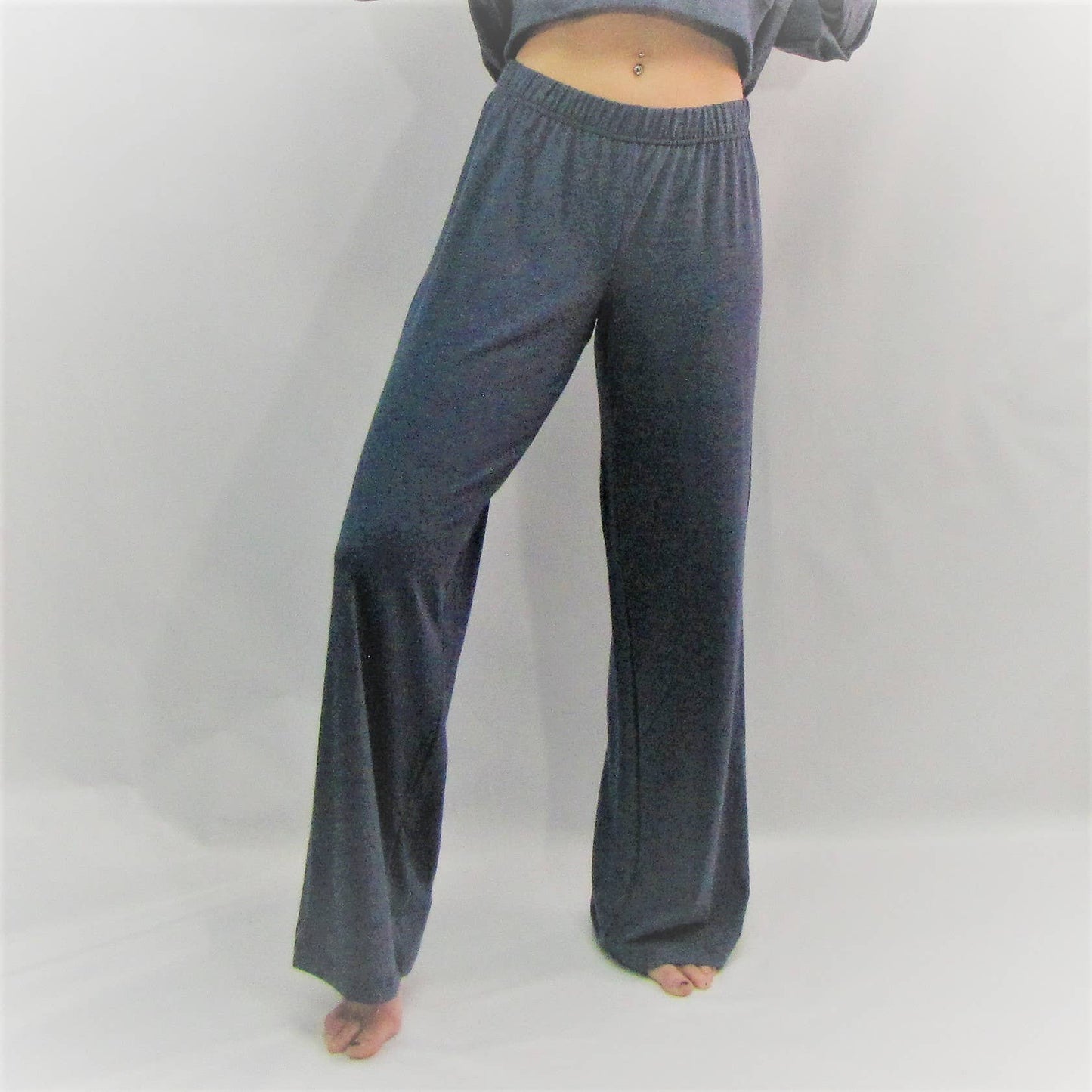 Lounge pant bamboo/cotton: Denim / Small
