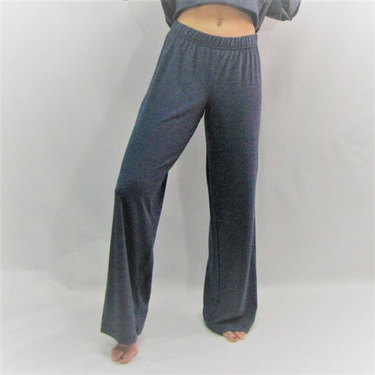 Lounge pant bamboo/cotton: Denim / Large