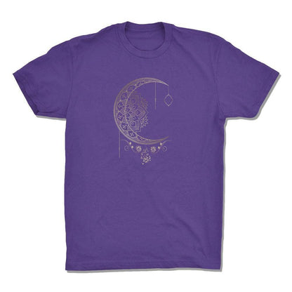 Hanging Moon - Gemtone: Purple / M / Hoodie