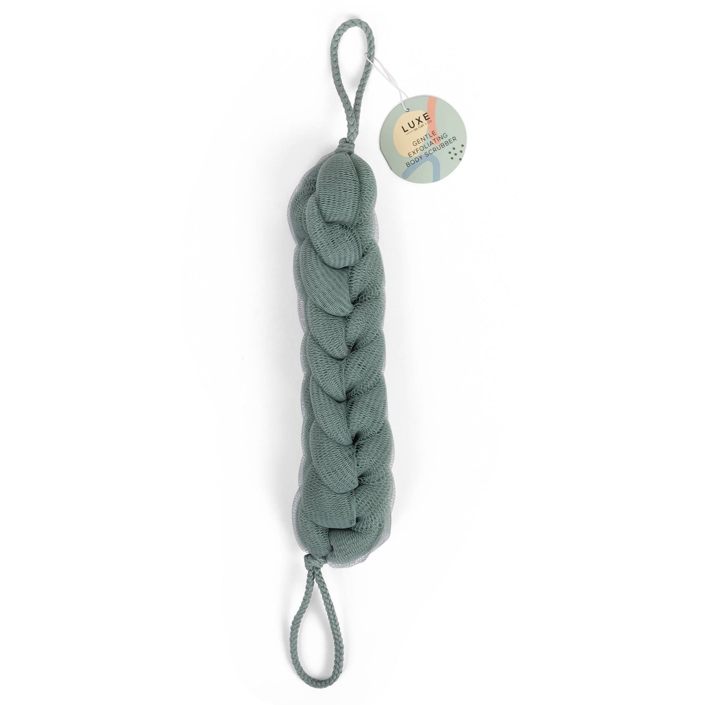 Luxe-Gentle Exfoliating Back Scrubber - Green