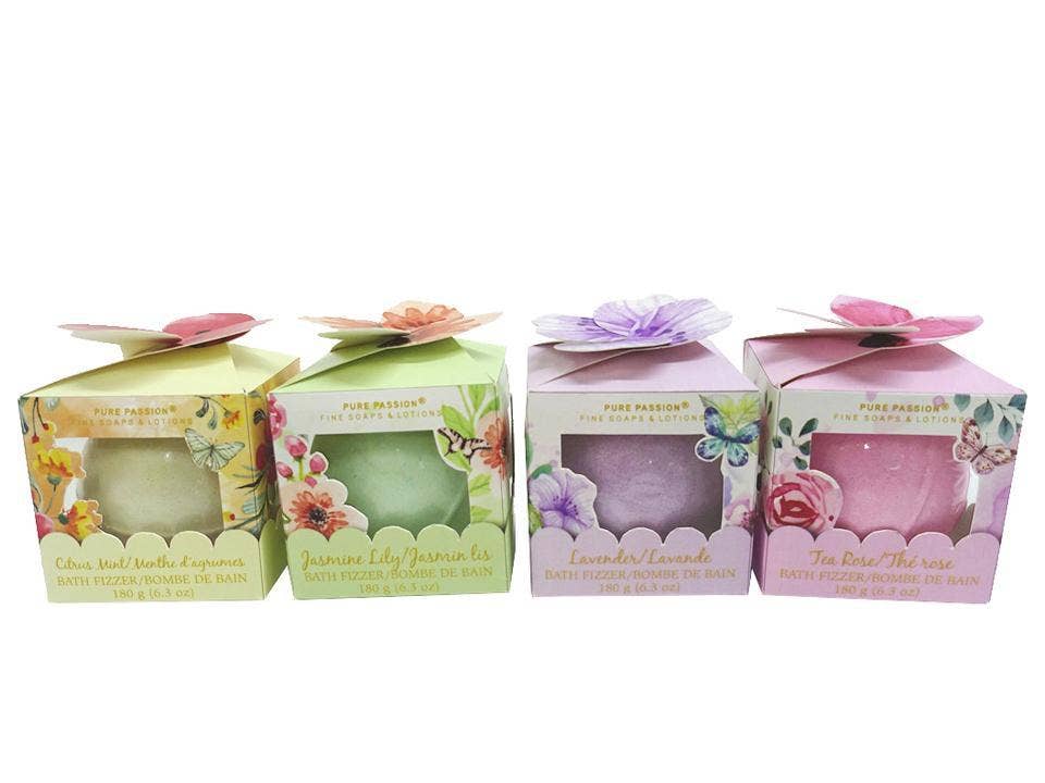 Pure Passion 180g  Fizzer Giftbox 4 Scents