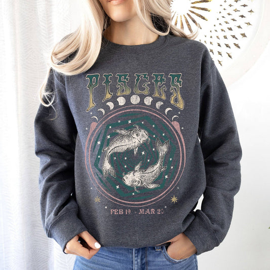 Pisces Zodiac, Astrology, Horoscope Sweatshirt
