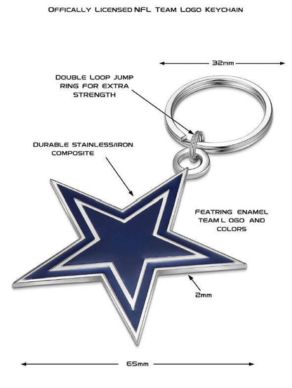NFL Buffalo Bills Large Primary Team Logo Key Chain
