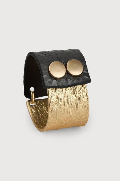 Textured Leather Bracelet