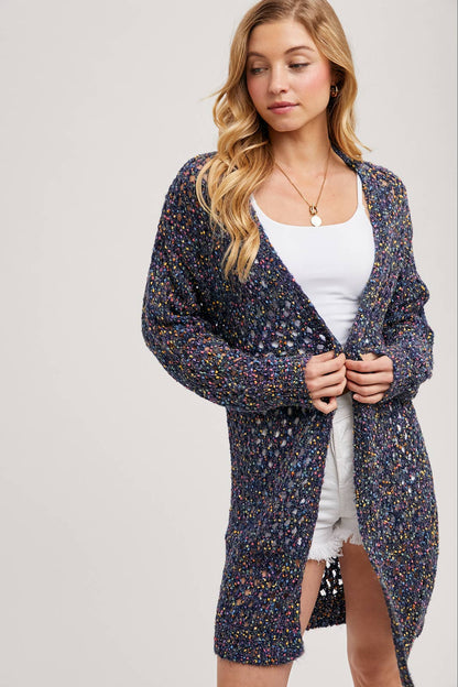 OPEN KNIT CARDIGAN