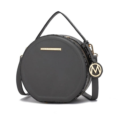 Mallory Crossbody Handbag Vegan Leather Women by Mia k.: Olive