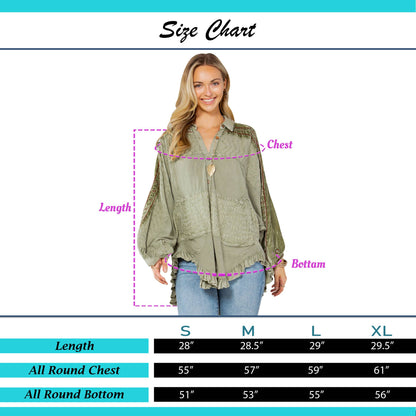 Bohemian Elegance: Stonewashed Rayon Top (ALSO IN PLUS)
