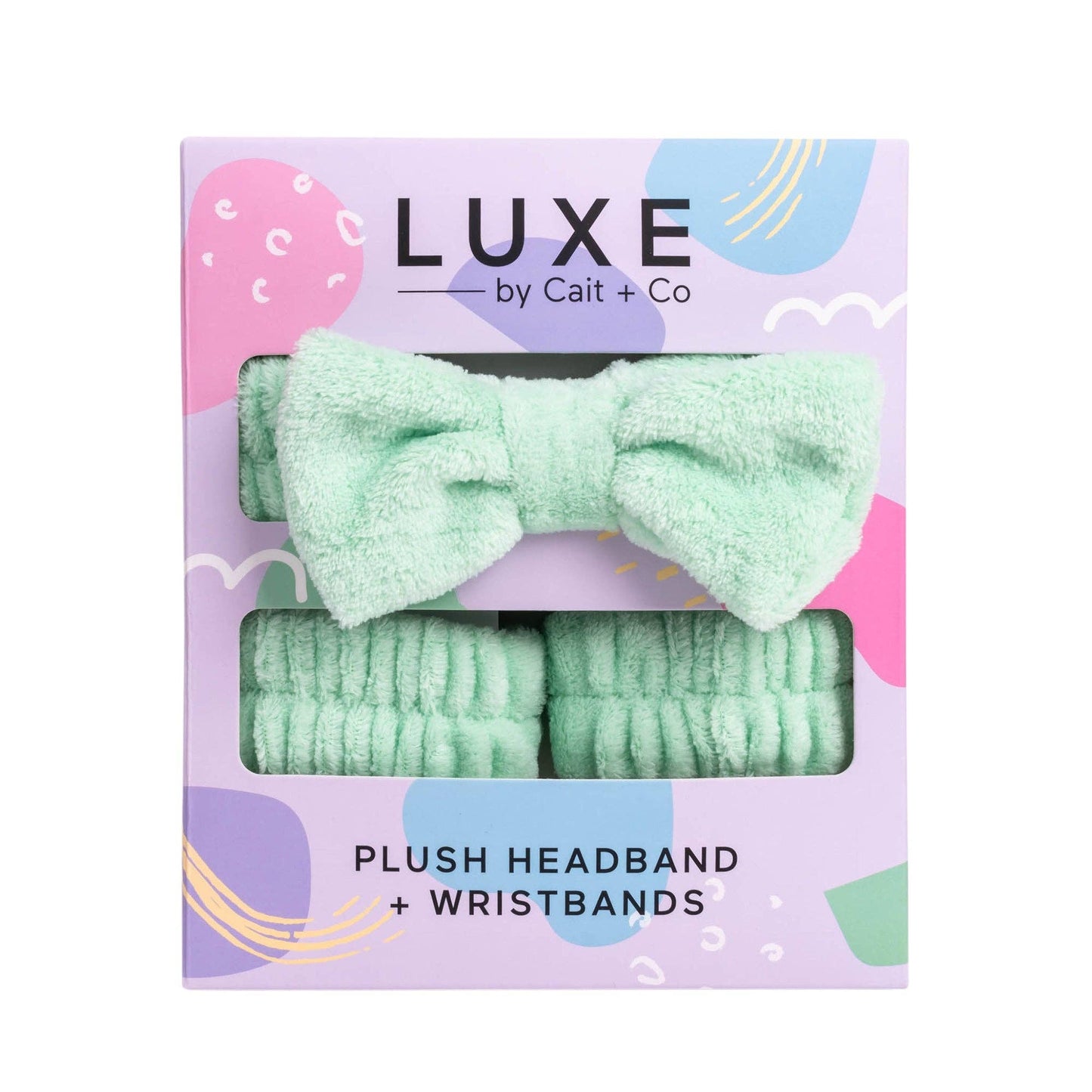 Luxe Headband + Wristbands - Green