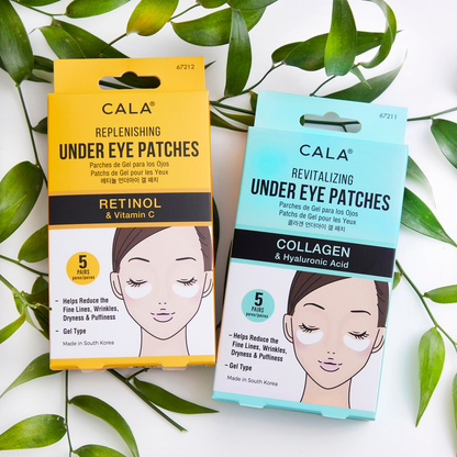 CALA Under Eye Patches (5 pairs/pack): Retinol & Vitamin C