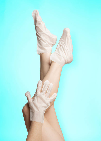 Lemon Lavender Smooth It Over Hydrating Hand & Foot Masks As