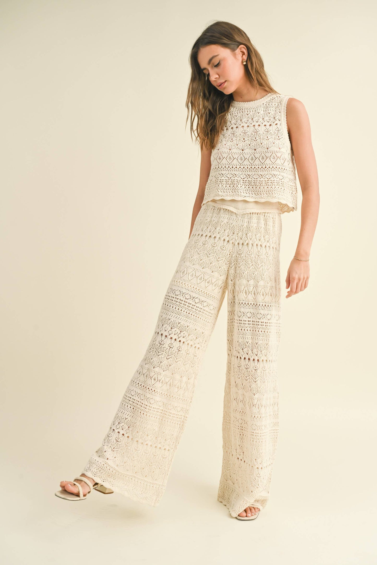P3414ST   MIX AND MATCH CROCHET PATTERN PANTS