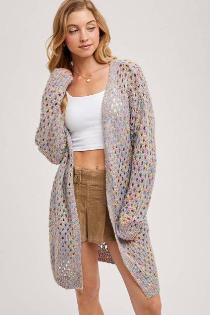 OPEN KNIT CARDIGAN