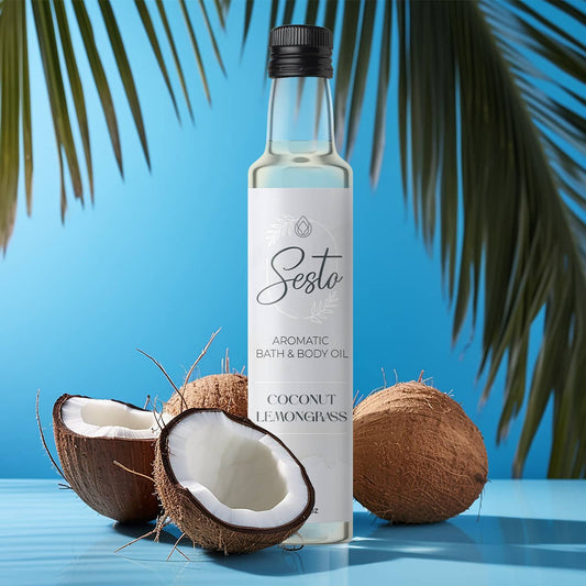 Sesto Aromatic Bath & Massage Oil - Coconut Lemongrass
