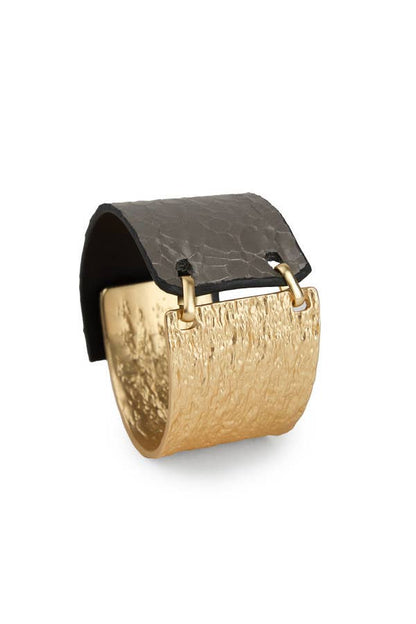 Textured Leather Bracelet