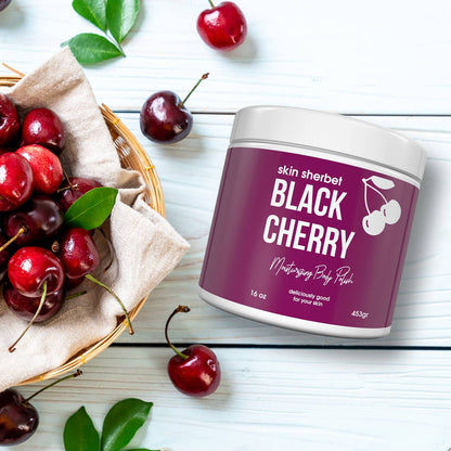 Skin Sherbet Black Cherry Body Polish Salt Scrub - 23oz