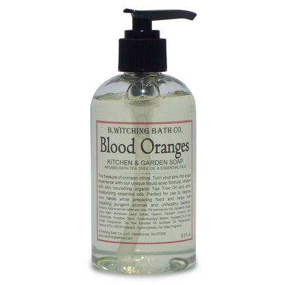 Blood Orange Kitchen & Garden Liquid Soap 8oz.