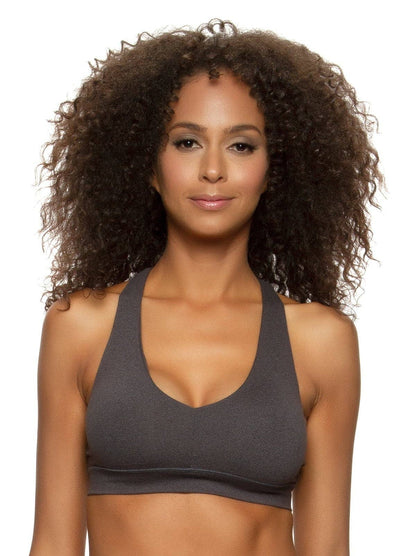 Velvety Soft Racerback Bralette 2-Pack - Charcoal Plum