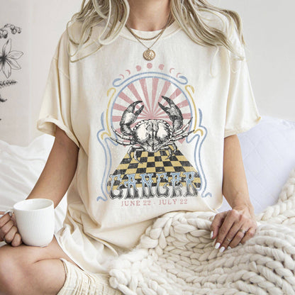 Cancer Zodiac Comfort Colors Tees, Horoscope, Astrology