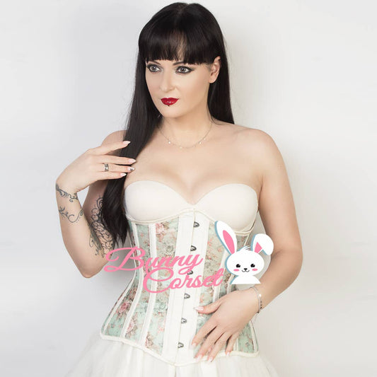 Maliyah Underbust Mesh Corset: Multi Color / 32" (For 35-36 inch Natural Waist)