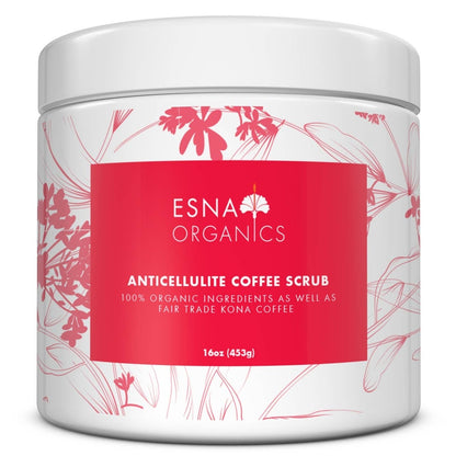 Esna Organics Anti-Cellulite Coffee Scrub - 16oz: Retail Product