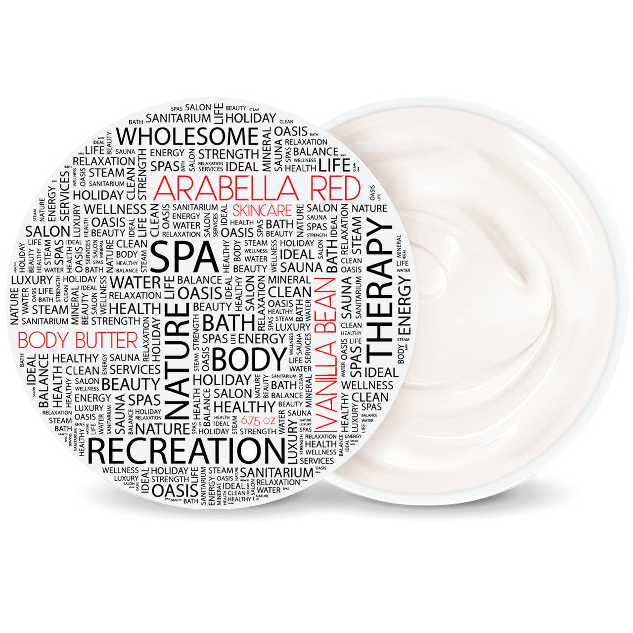 Vanilla Bean Whipped Body Butter - 6.75oz - All Natural: Retail Product