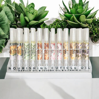 Cuticle Oil Pen Display Stand - Holds 36 Cuticle Oil Pens