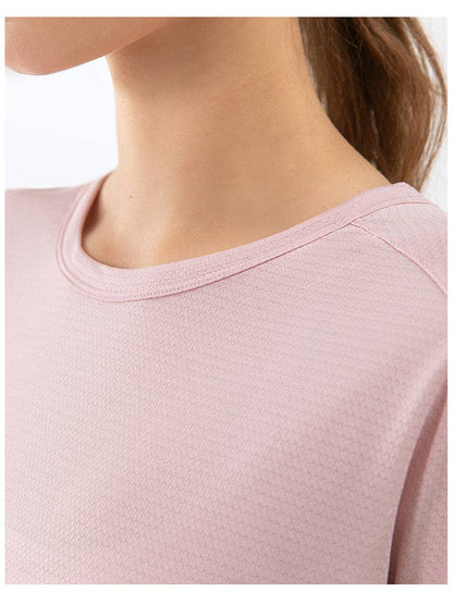Open Triangle Twist Knot Back Tee: Light Purple / Large-8-10