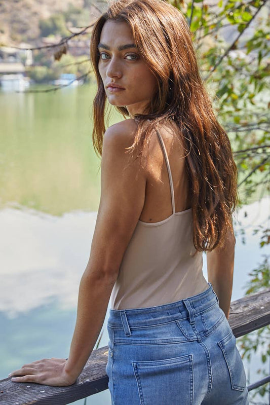 S1005 | Take Care Cami: Light Taupe / ML