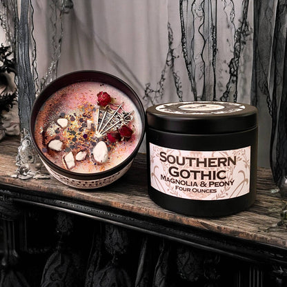 Southern Gothic Candle | Magnolia & Peony Scented | Fall