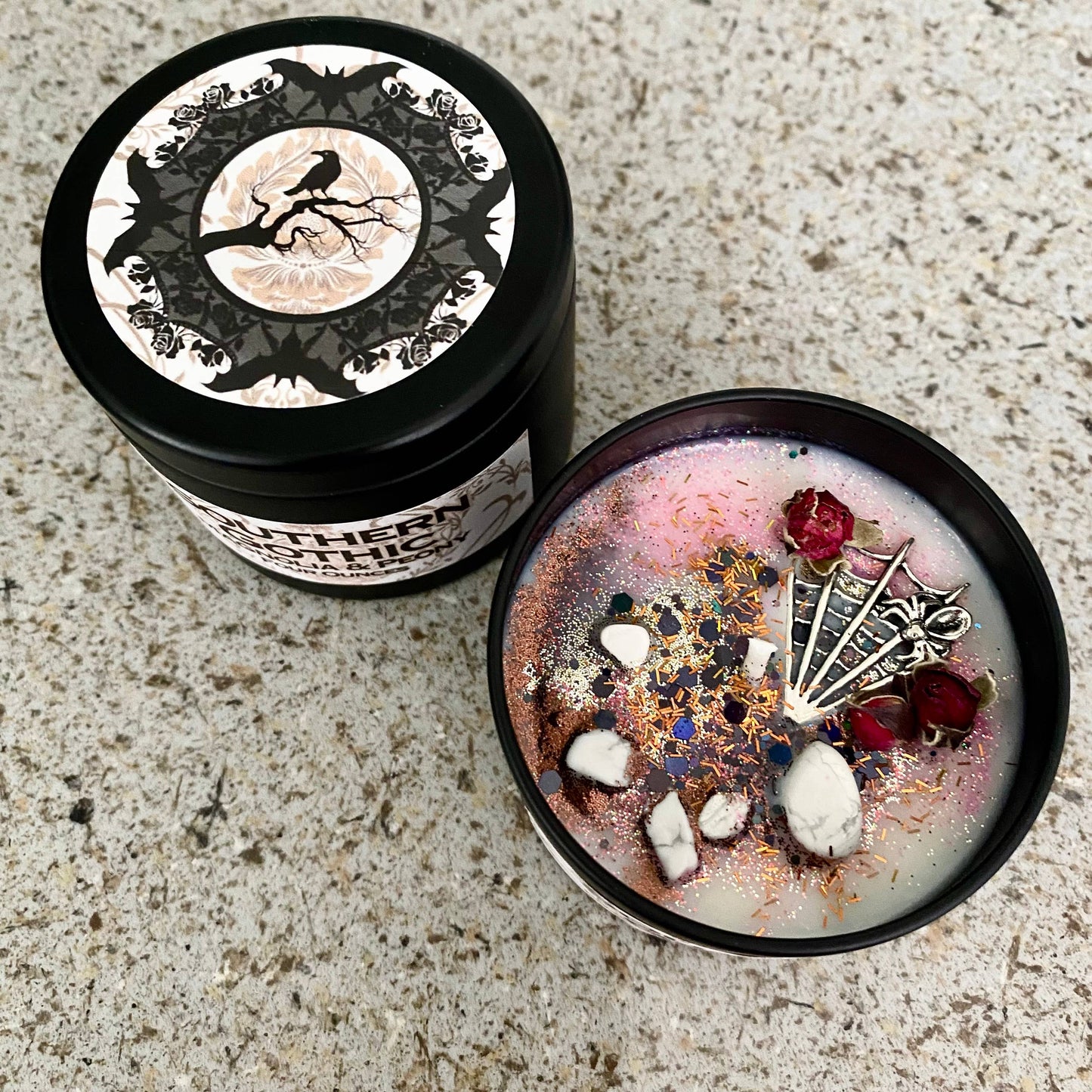 Southern Gothic Candle | Magnolia & Peony Scented | Fall