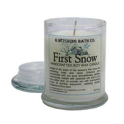 First Snow Soy Wax Apothecary Candles 8oz