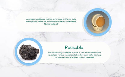 Volcanic Stone Oil-Absorbing Face Roller