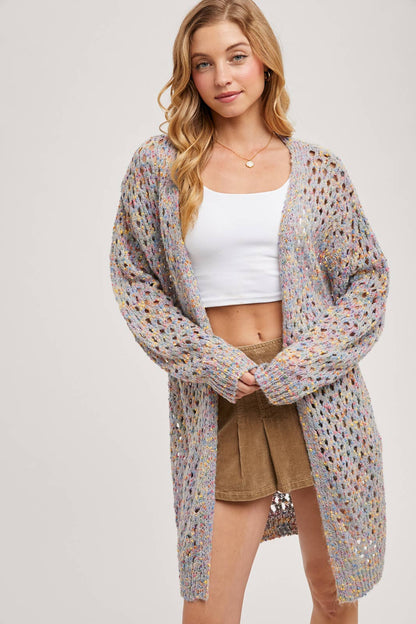 OPEN KNIT CARDIGAN