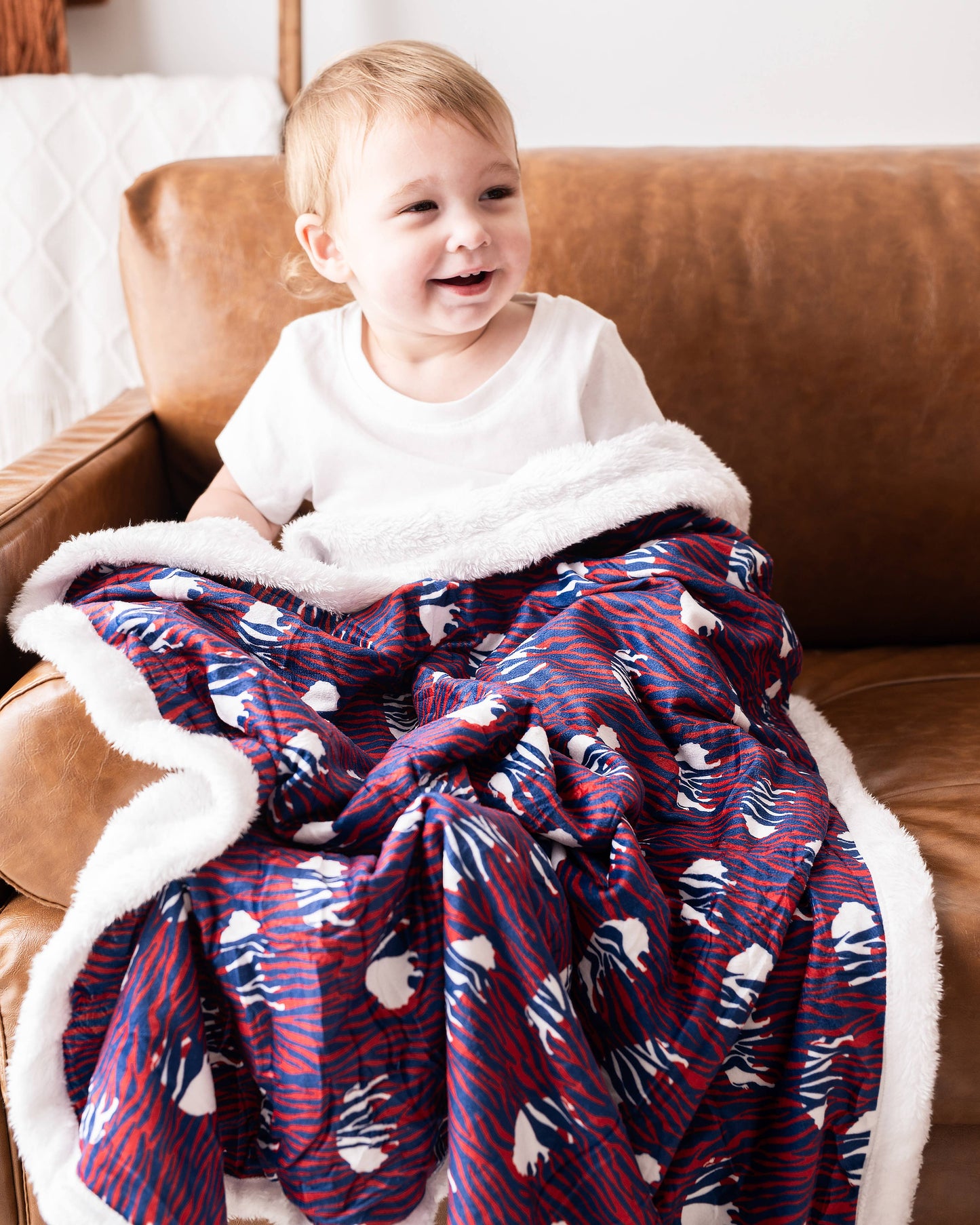 Zebra Buffalo Blanket