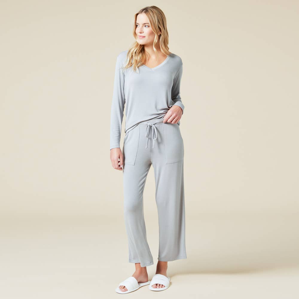 Natalie - Classic V-Neck PJ Set