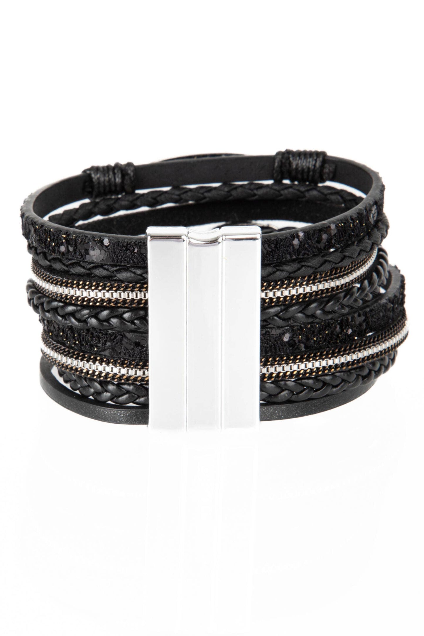 Sparkly Druzy Braided Bracelet