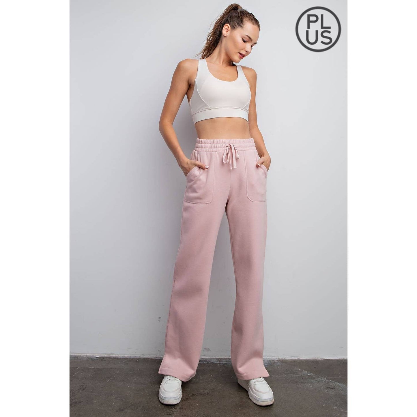 FRENCH TERRY Sky Blue / 2XSTRAIGHT LEG PANTS: