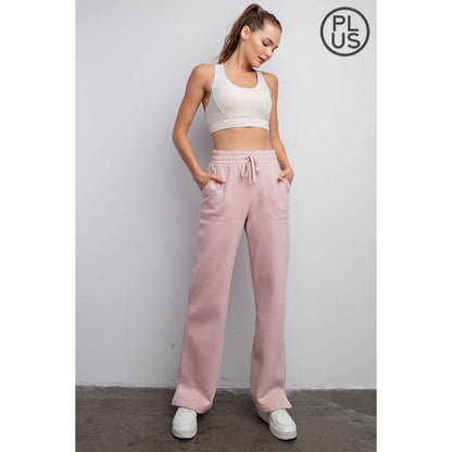 FRENCH TERRY Sky Blue / 2XSTRAIGHT LEG PANTS: