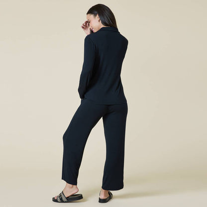 Aria - Slim Notch Collar PJ Set