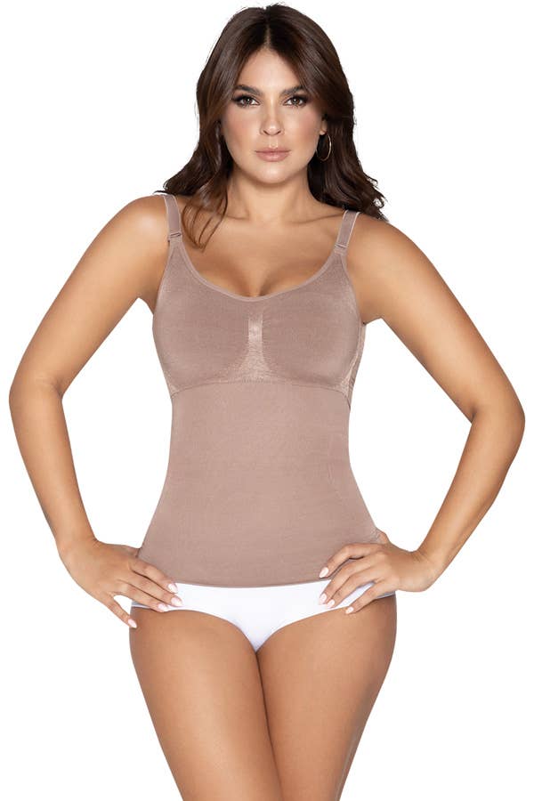 Seamless Tank Top: Mocha / S/M