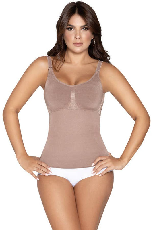 Seamless Tank Top: Mocha / S/M